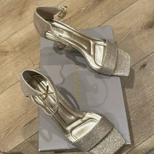 Frank sarto sparkly heels